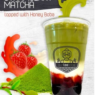 Strawberry Matcha Tea